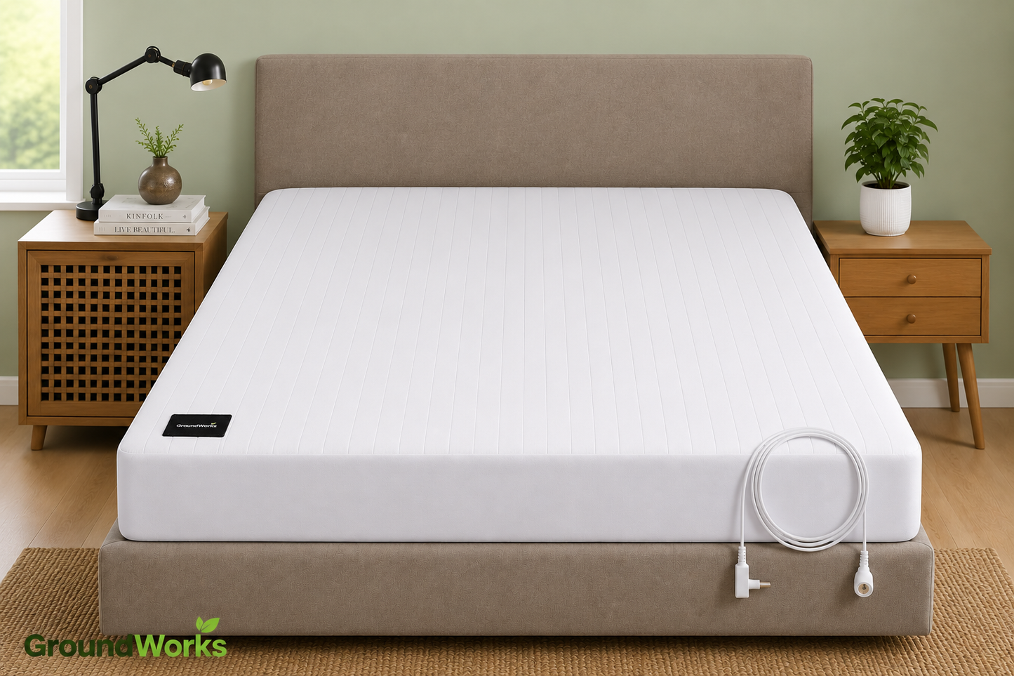 Groundworks Grounding Fitted Sheet