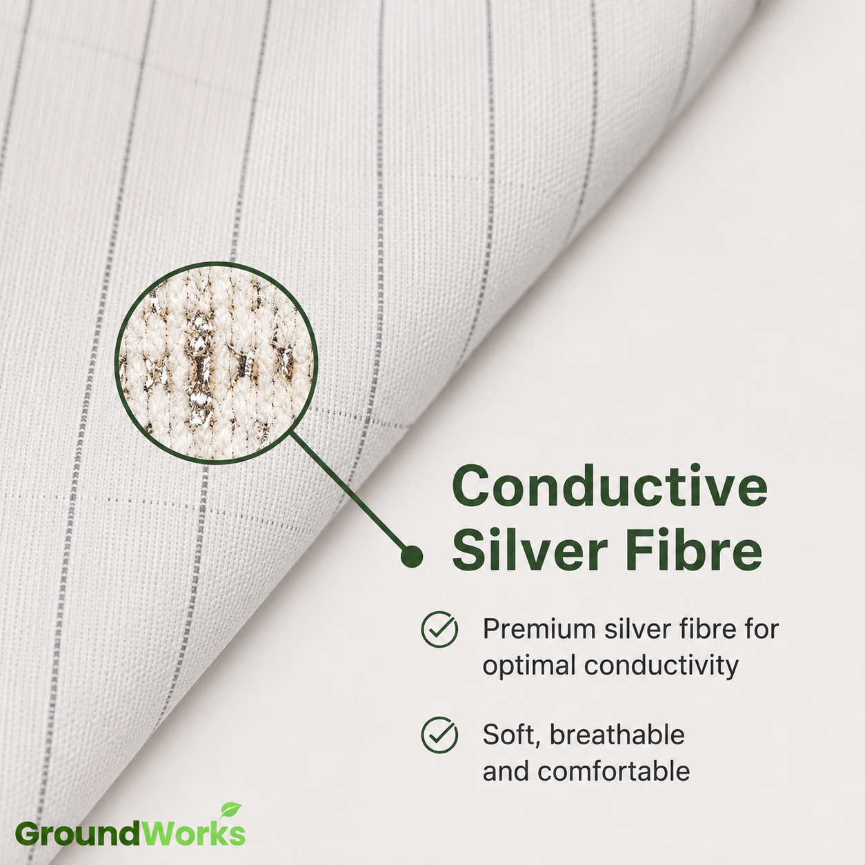 Groundworks Grounding Fitted Sheet